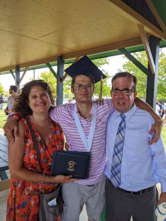 Brian Jay attending a graduation