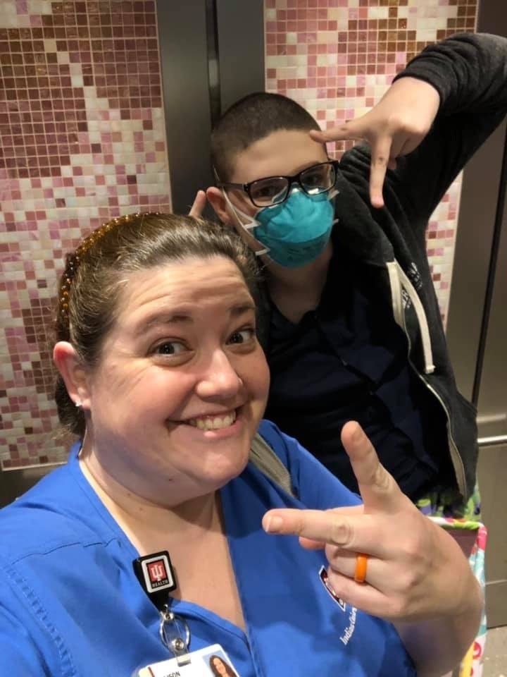 Alison and Adam Isenhour posing for a selfie