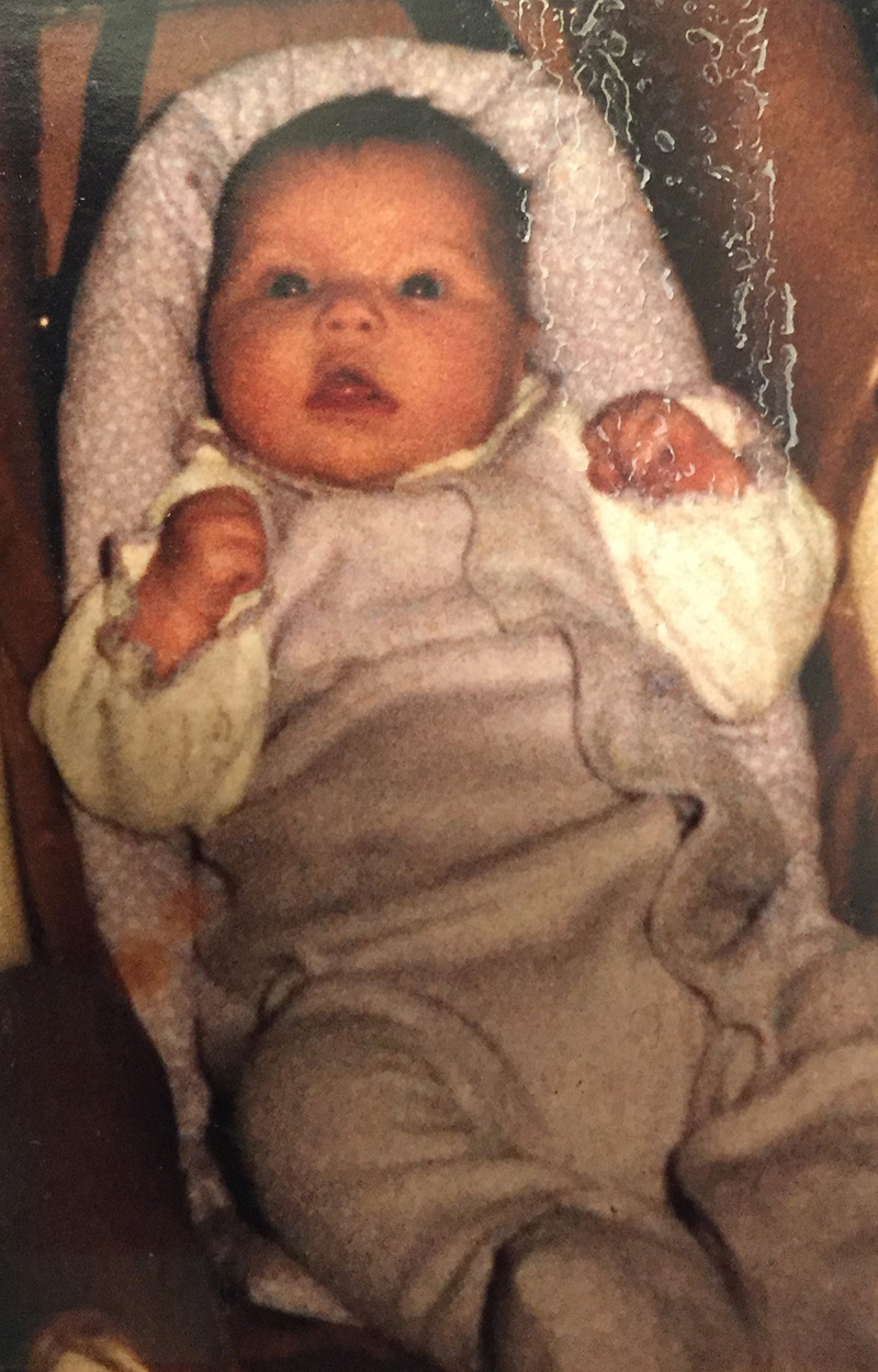 Tracy Ziegler-Sanders Baby Picture