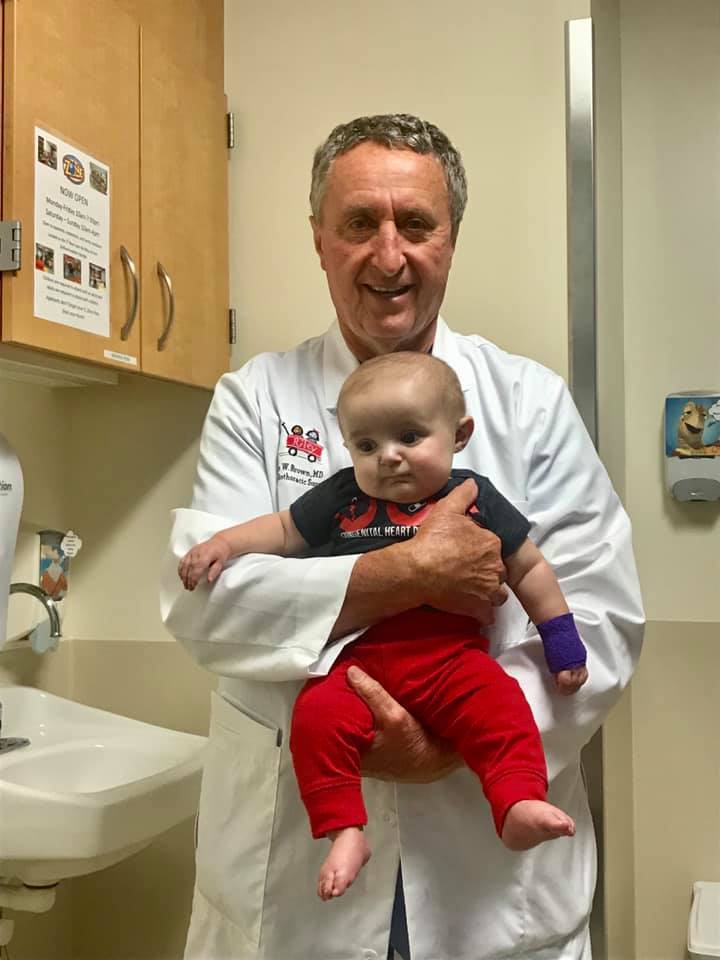 Josiah with doctor Josiah with doctor