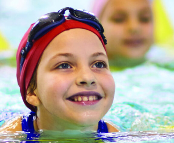 Child in pool