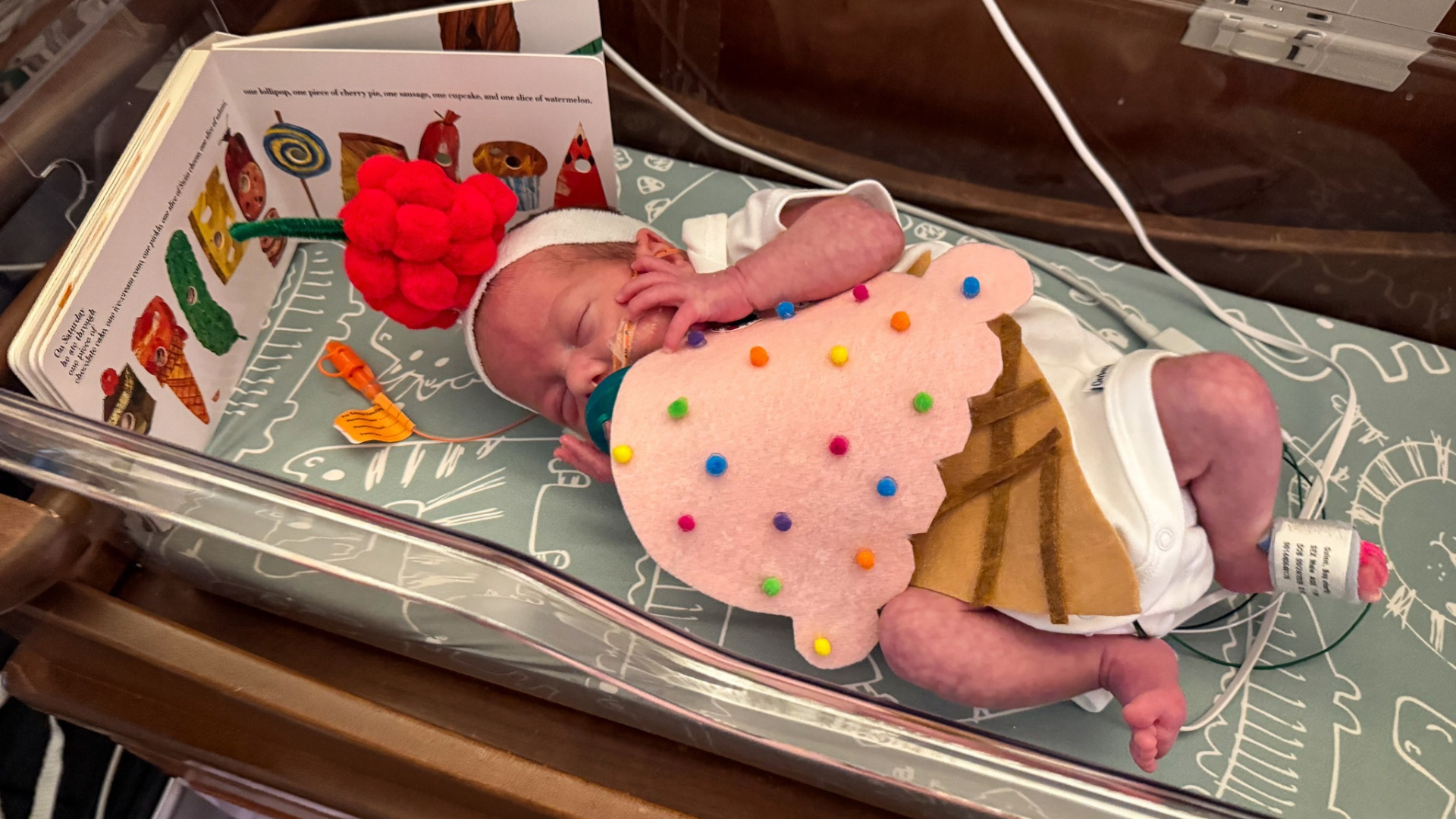 baby in ice cream costume