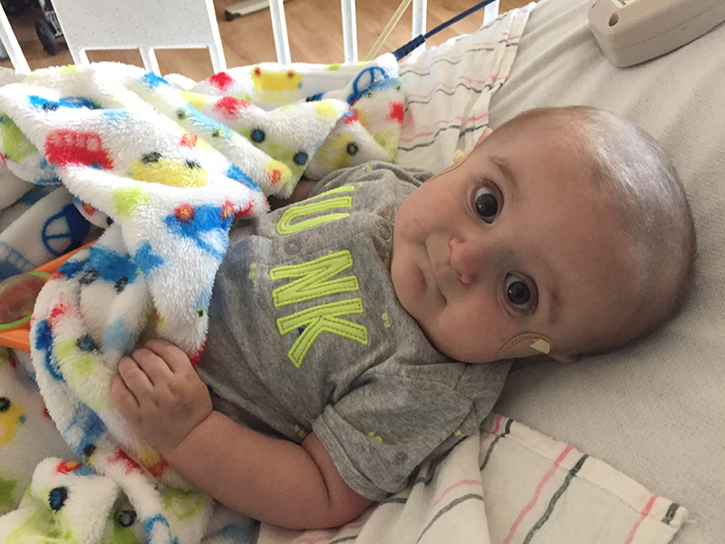 Josiah baby photo at Riley Hospital for Children