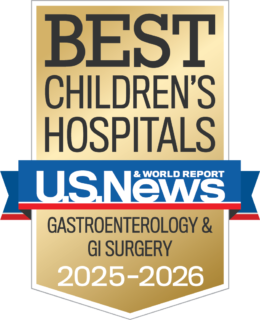 Badge Childrens Hospitals Specialty Gastroenterology year