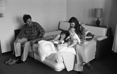 A family stays in the Parent Care Unit in 1980. Credit: IUPUI University Library Special Collections and Archives