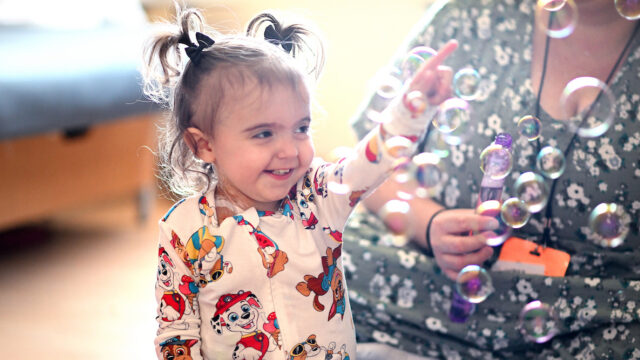 View more about After liver transplant, toddler is bubbly and bright