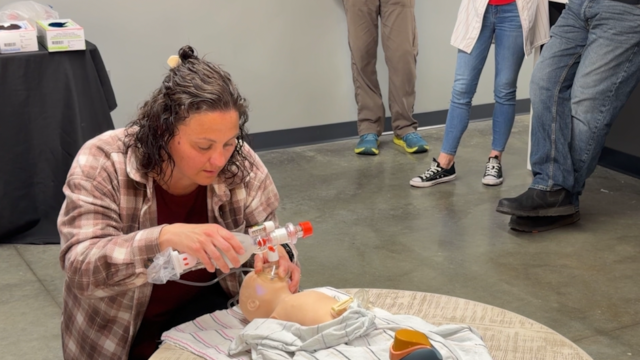 View more about Riley's perinatal simulation team knows "seconds matter"