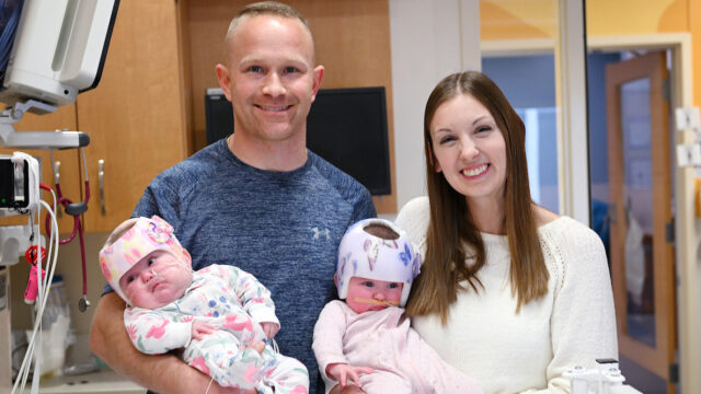 View more about Miracle twin finally joins her sister at home