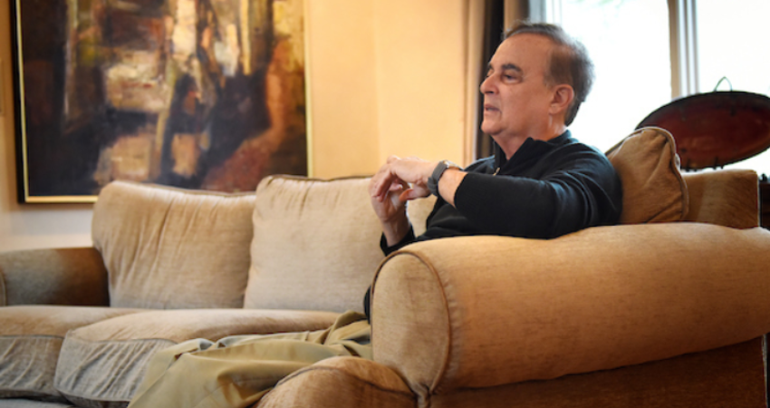 Dr. Eigen on a couch
